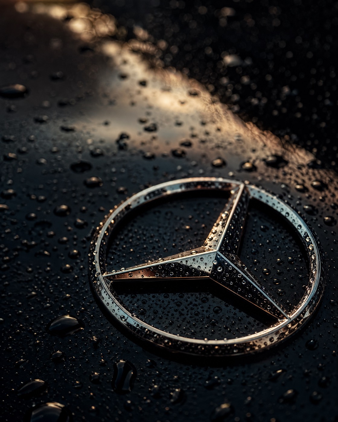 Mercedes-Stern Detail – Premium Chauffeurservice und Limousinenservice in der Altmark